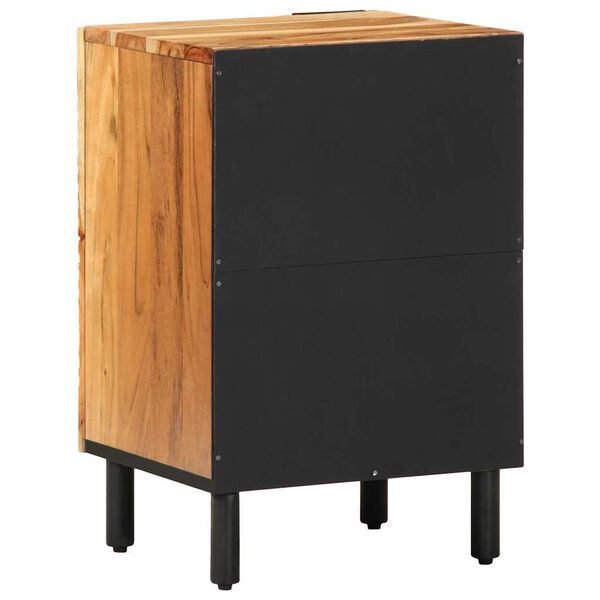 vidaXL Badrumssk&aring;p med handfat Massivt Akaciatr&auml; Konstruerat tr&auml;