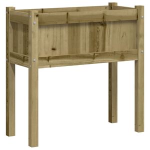 vidaXL Odlingsl&aring;da med ben 70x31x70 cm impregnerat furu