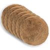 vidaXL Kudd&ouml;verdrag 6 st HEERLEN Taupe Diam. 30 cm PV Fleece