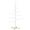 vidaXL Metall julgran KUOPIO 125 cm St&aring;l Vit