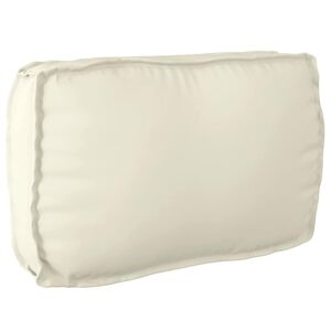 vidaXL Kudde Kr&auml;m 70 x 40 x 12 cm Oxford Tyg