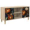 vidaXL TV-sk&aring;p LOCHEM 102 x 33 x 50 cm Sonoma-ek Konstruerat tr&auml;