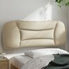 vidaXL Headboard Cushion "Hvar" Cream 100 cm Fabric
