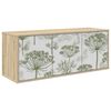vidaXL V&auml;ggmonterad TV-sk&aring;p GOTHA 102 x 33 x 40 cm Sonoma-ek