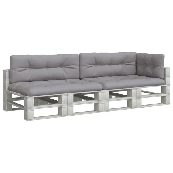 vidaXL Palldynor 5 st gr&aring; tyg