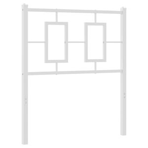 vidaXL Ers&auml;ttningsgavel metall vit 75 cm