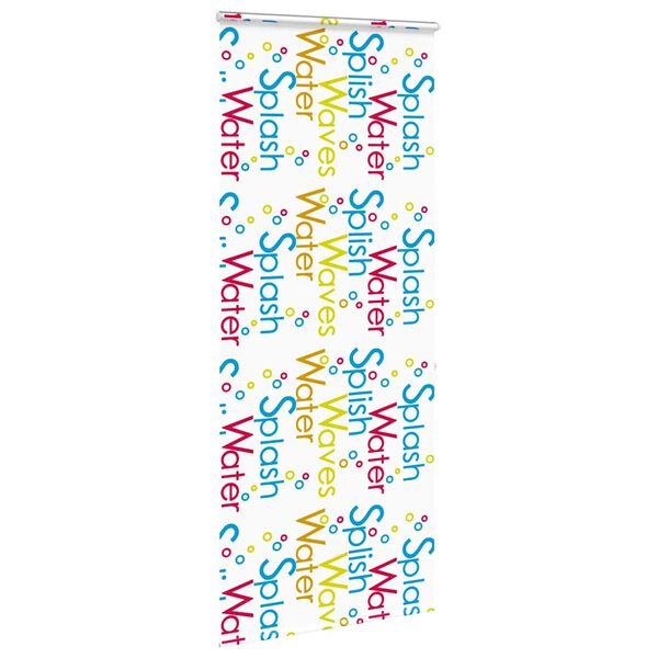 vidaXL Duschrullgardin med kassett 90x240 cm tyg bredd 86 cm