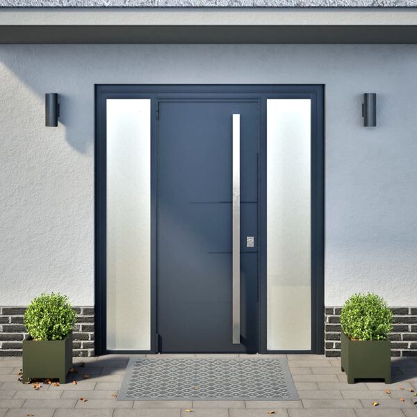 vidaXL Tr&auml;dg&aring;rdskrukor 2 st olivgr&ouml;n 30x30x30 cm st&aring;l