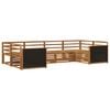 vidaXL Utomhussoffset 6 pcs Naturlig