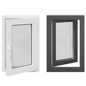 vidaXL K&auml;llarf&ouml;nster inre f&auml;rg vit RISOR 50 x 75 cm