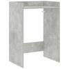 vidaXL Tv&auml;ttmaskinskabinet med lagring Betonggr&aring; 67,5 x 48 x 97 cm
