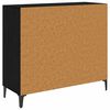 vidaXL Sideboard Svart ek 34 x 90 x 80 cm Konstruerat tr&auml;