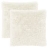 vidaXL Kudde 2 st HEERLEN Vit 70 x 70 cm PV Fleece