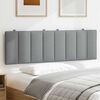 vidaXL Headboard Cushion "Hanko" Light Grey 160 cm Fabric