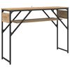 vidaXL Konsolbord Artisan Ek Konstruerat tr&auml; 105x30x75cm