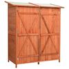 vidaXL Redskapsbod 136x75x160 cm massivt grantr&auml;