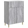 vidaXL Sideboard Gr&aring; sonoma-ek 66 x 34,5 x 90 cm Konstruerat tr&auml;