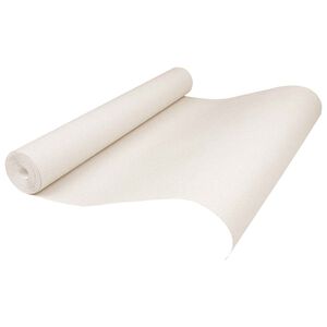 vidaXL 3D Solid Tapet Randig Gr&auml;ddvit 10 x 0,53 m Non-woven tyg