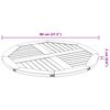 vidaXL Bordsskiva &Oslash;80x2,2 cm rund massivt akaciatr&auml;