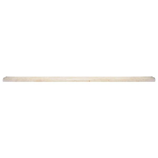 vidaXL Bordsskiva gr&auml;ddvit &Oslash;60x2,5 cm marmor