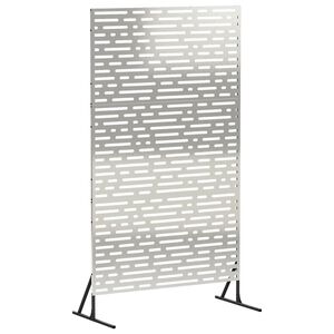 vidaXL Avsk&auml;rmningssk&auml;rm 100 x 50 x 180 cm Rostfritt st&aring;l Silver