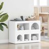 vidaXL Sideboard Vit 80,5 x 35 x 59 cm Konstruerat tr&auml;