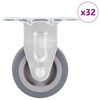 vidaXL Fasta hjul 32 st 50 mm