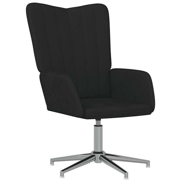 vidaXL Vilstol svart sammet