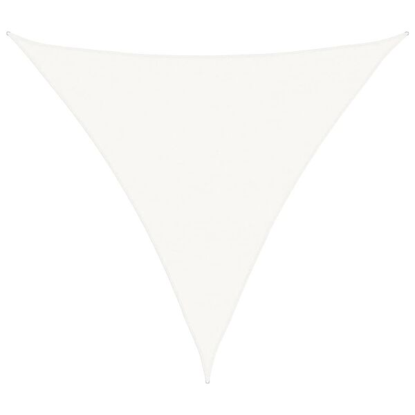 vidaXL Solsegel 160 g/m&sup2; vit 6x6x6 m HDPE