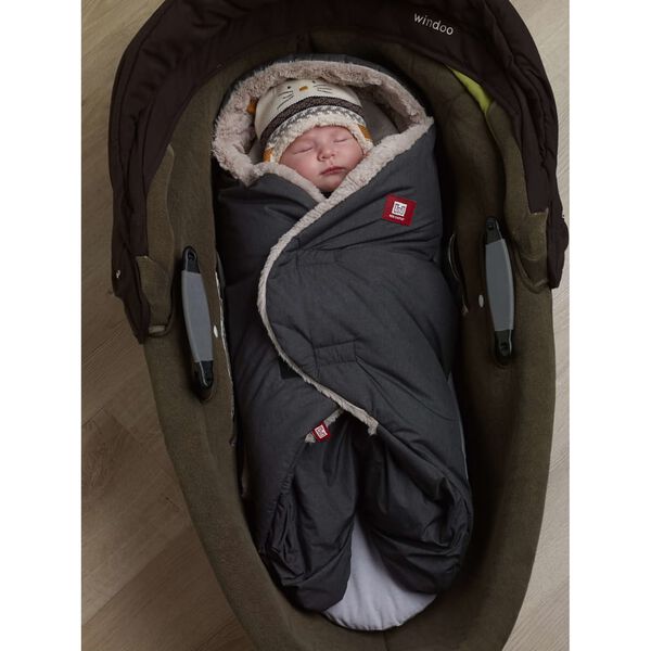 RED CASTLE Omlottfilt Babynomade 0-6 m&aring;nader gr&aring;