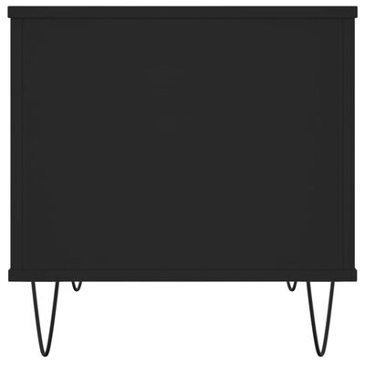 vidaXL Soffbord svart 60x44,5x45 cm konstruerat trä
