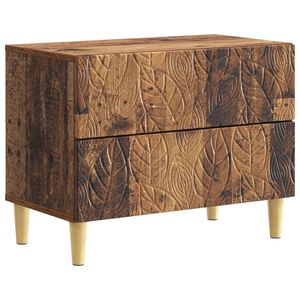 vidaXL S&auml;ngbord Gammalt tr&auml; 62 x 34,5 x 48 cm Konstruerat tr&auml;