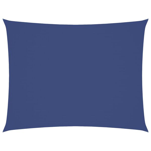 vidaXL Solsegel oxfordtyg rektangul&auml;rt 5x7 m bl&aring;