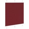vidaXL Plisserad persienn Bordeaux r&ouml;d 115x150 cm tyg bredd 114,4 cm