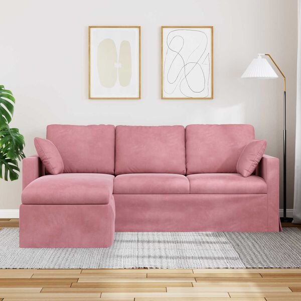 vidaXL Soffa Rosa
