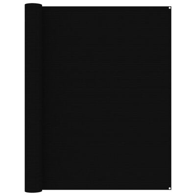 vidaXL Tältmatta 250x500 cm svart