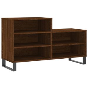 vidaXL Skosk&aring;p brun ek 102x36x60 cm konstruerat tr&auml;