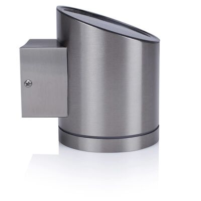 Smartwares Soldriven vägglampa med sensor 0,5 W silver GWS-004-DS