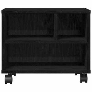 vidaXL Skrivarst&auml;ll Svart Ek 41 x 32 x 34,5 cm Konstruerat tr&auml;