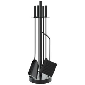 vidaXL 5-delat verktygsset f&ouml;r eldstad 18x66 cm st&aring;l