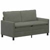vidaXL Soffa Ljusgr&aring; 156 x 81 x 87,5 cm Tyg