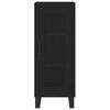 vidaXL H&ouml;gsk&aring;p svart 34,5x34x180 cm konstruerat tr&auml;