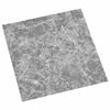 vidaXL Golvplankor Gr&aring; 5,11 m&sup2; 55 st PVC
