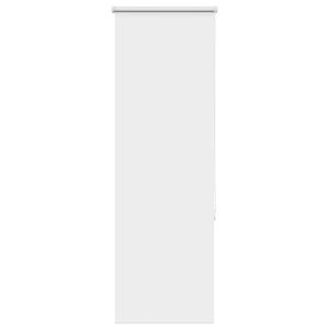 vidaXL Rullgardin m&ouml;rkl&auml;ggning vit 40x130 cm tyg bredd 35,7 cm