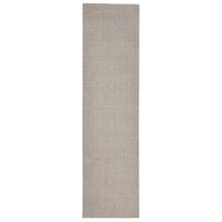 vidaXL Sisalmatta för klösstolpe sandfärgad 66x250 cm