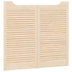 vidaXL Sv&auml;ngd&ouml;rrar 2 pcs Naturlig Massiv furu