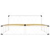 vidaXL S&auml;ngram utan madrass vit metall 200x200 cm