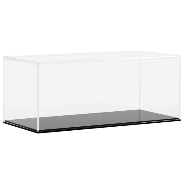 vidaXL Akryllåda transparent 34x16x14 cm