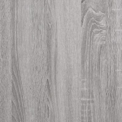 vidaXL Avlastningsbord grå sonoma-ek 75x34,5x75 cm konstruerat trä