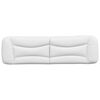vidaXL Headboard Cushion "Hvar" White 180 cm Faux Leather